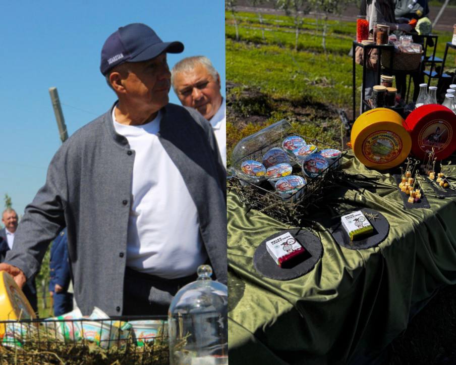 Раису РТ представили сыры ЗМК в Буинске