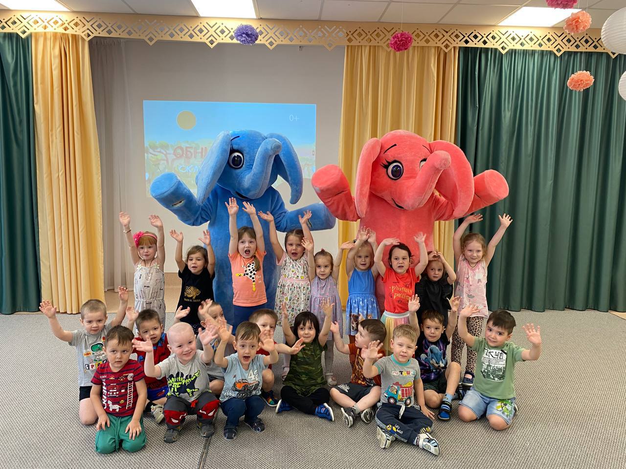 Обнимама пришла в гости к воспитанникам детского сада №44 в Казани